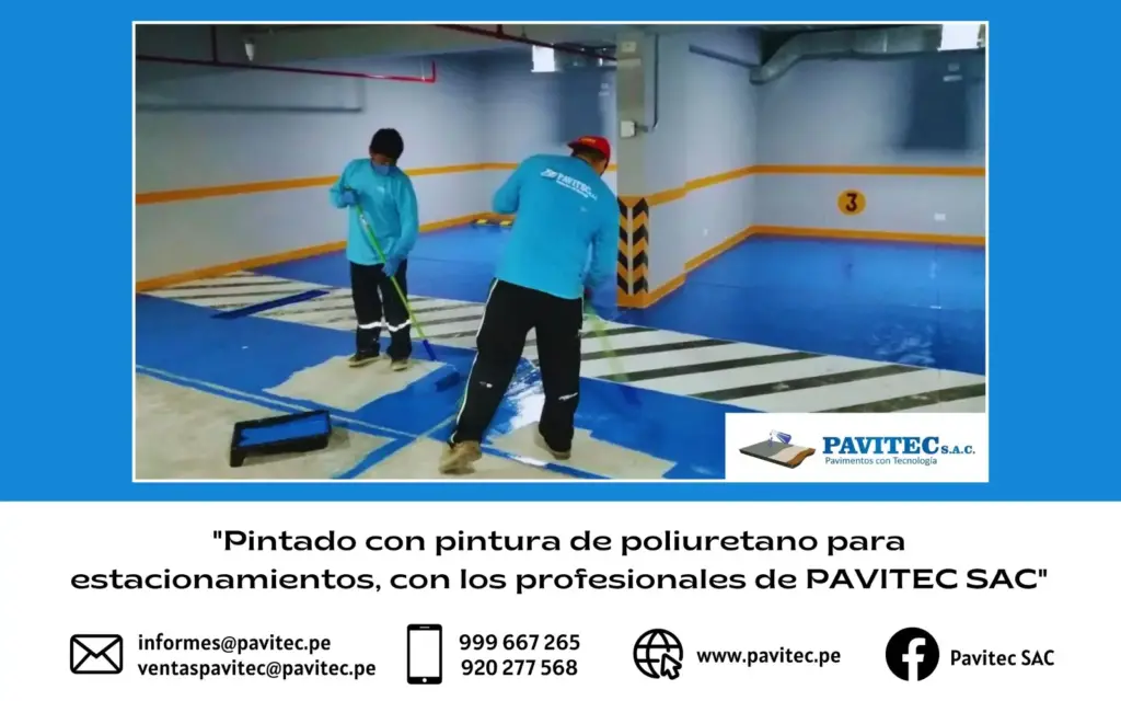 reparación y pintado de estacionamientos